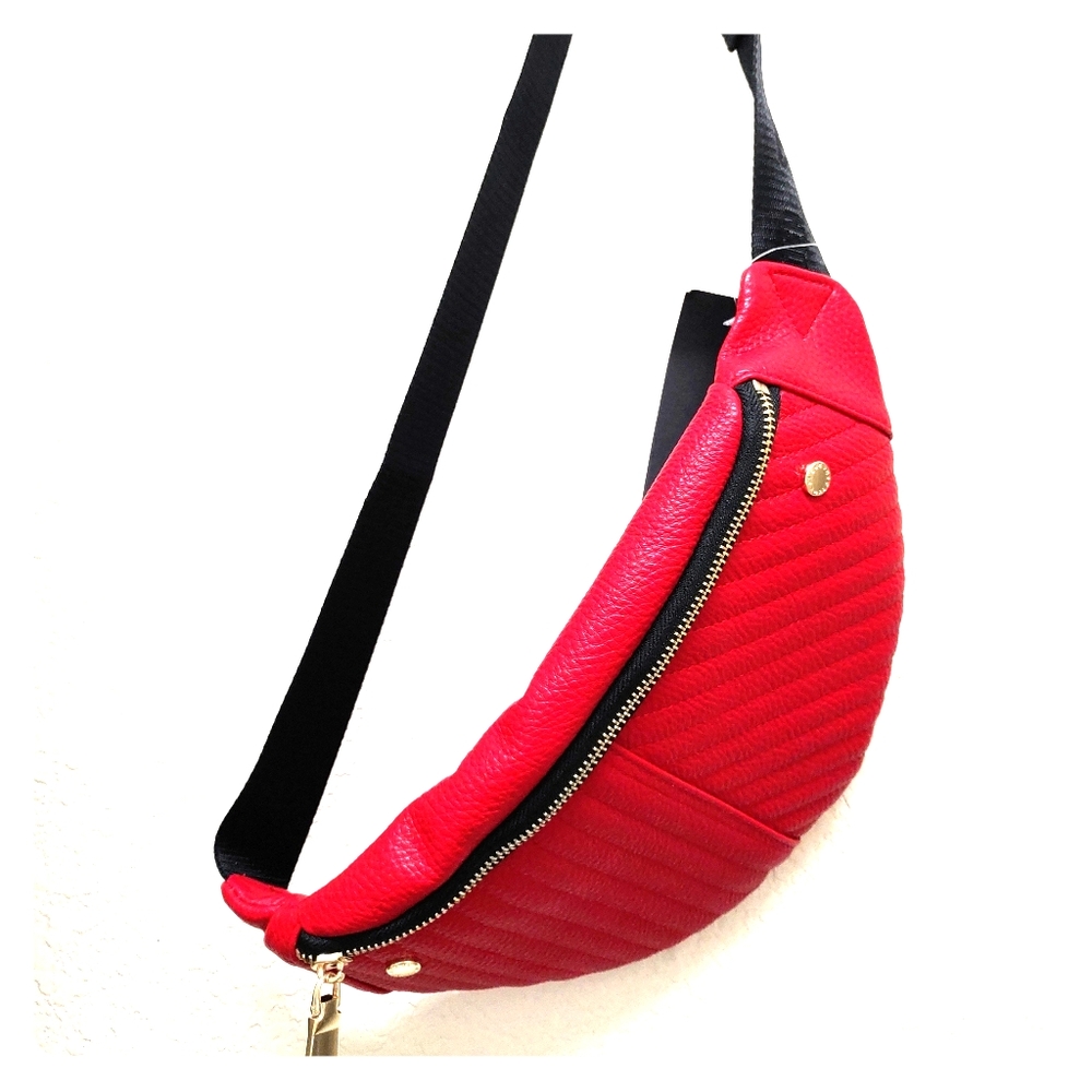 Steve Madden Red Fanny Pack New